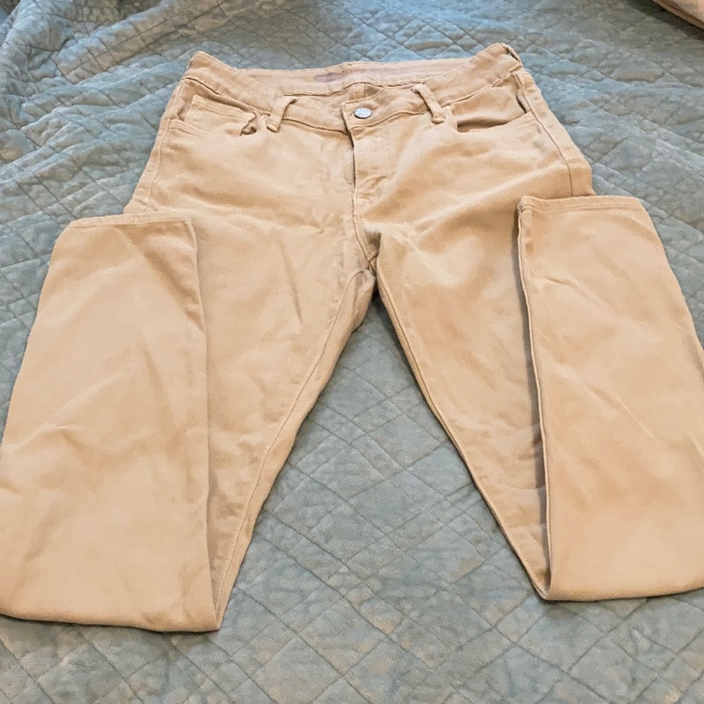 Old Navy Rockstar beige jeans